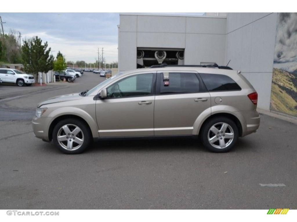 2009 Journey SXT AWD - Light Sandstone Metallic / Pastel Pebble Beige photo #4