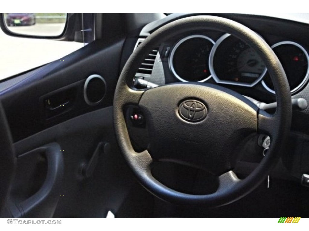 2008 Tacoma Regular Cab - Black Sand Pearl / Graphite Gray photo #23
