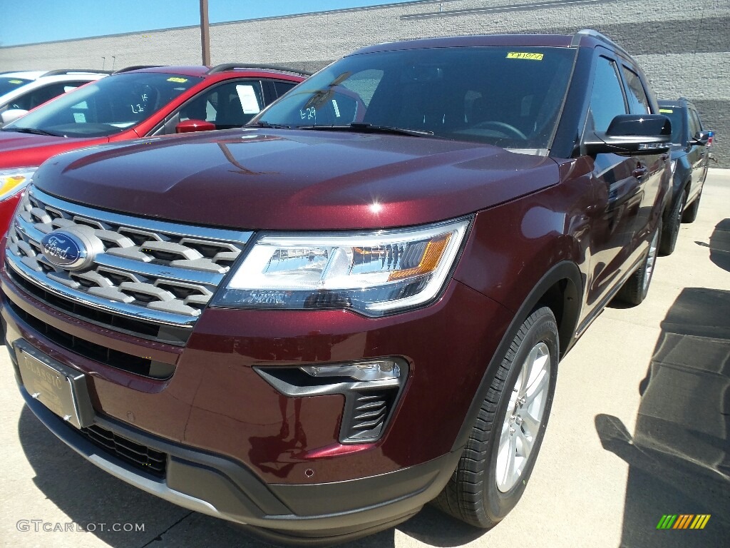 2018 Explorer XLT 4WD - Burgundy Velvet / Ebony Black photo #1