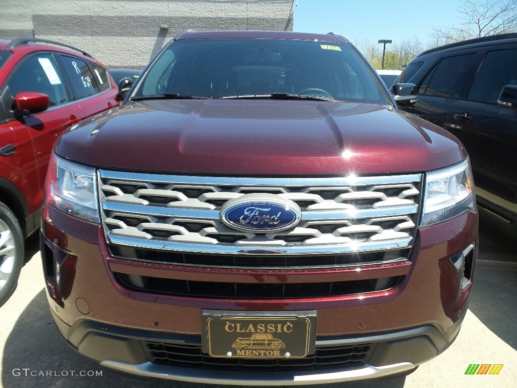 2018 Explorer XLT 4WD - Burgundy Velvet / Ebony Black photo #2
