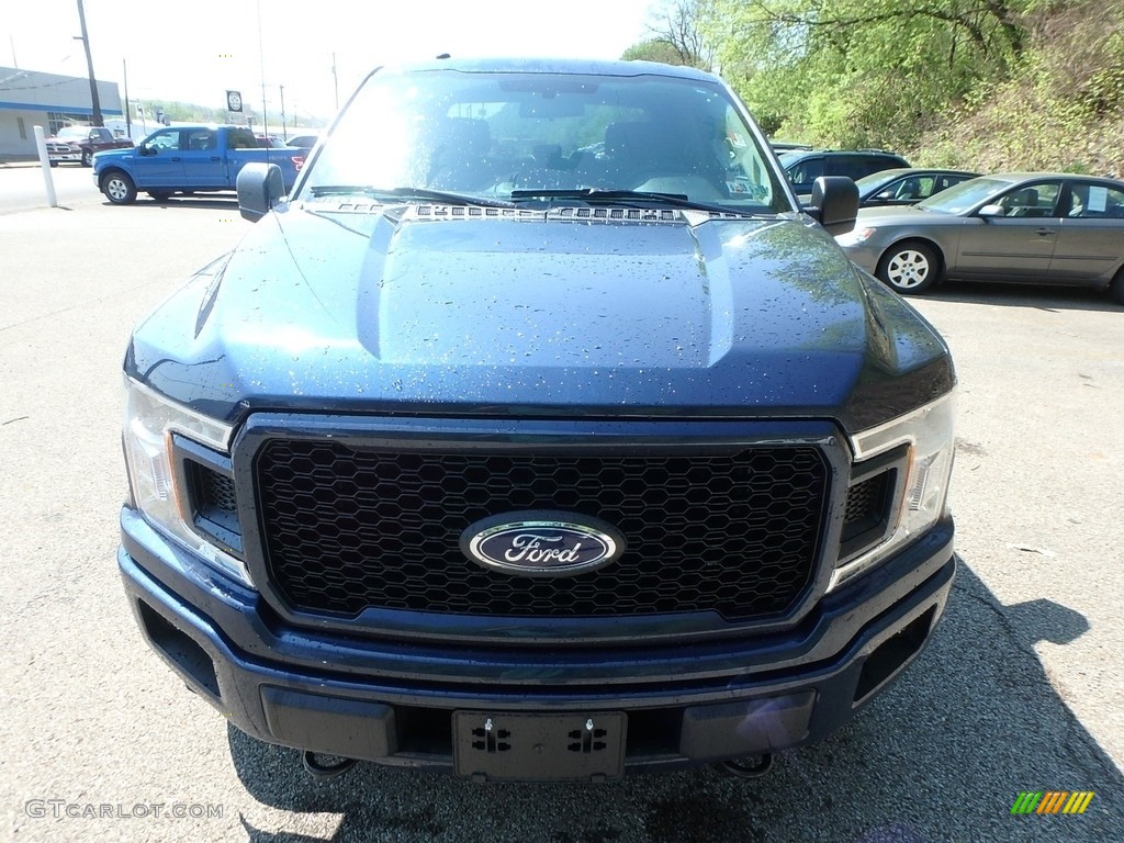 2018 F150 STX SuperCrew 4x4 - Blue Jeans / Earth Gray photo #8