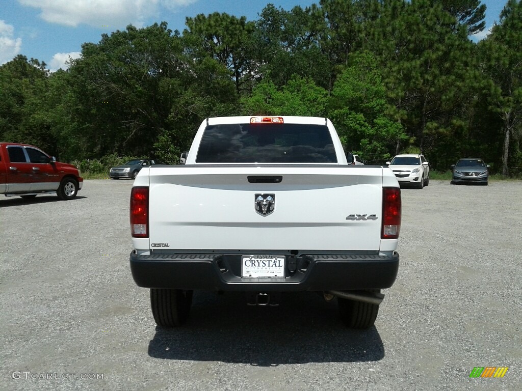 2018 3500 Tradesman Crew Cab 4x4 - Bright White / Black/Diesel Gray photo #4