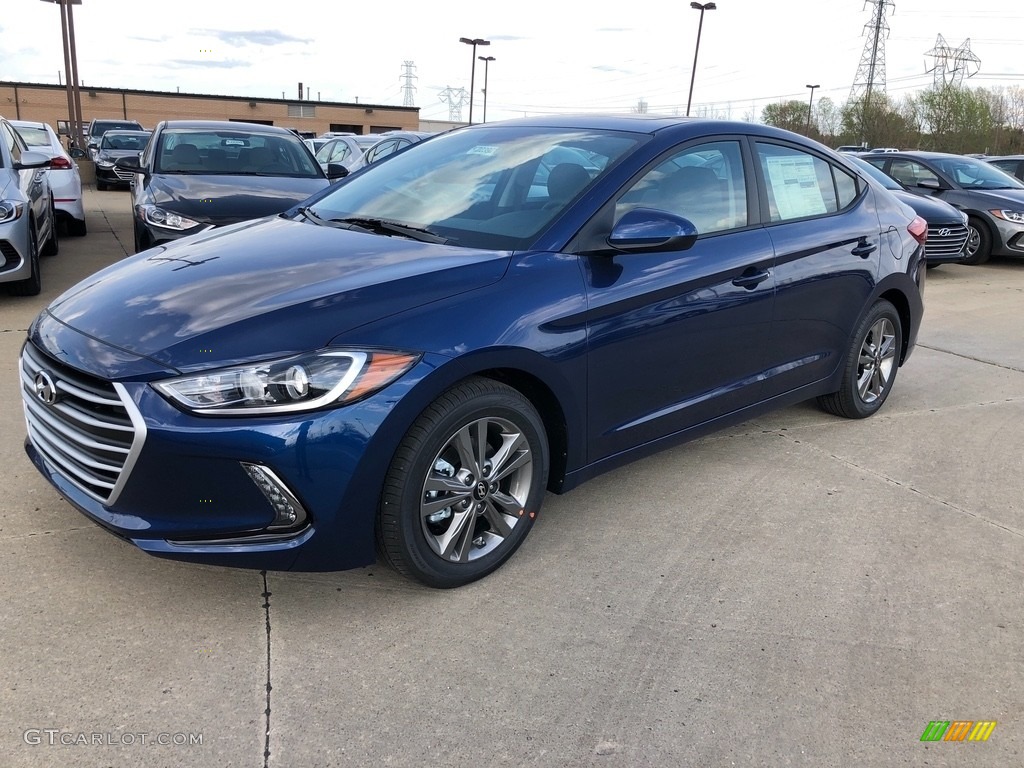 2018 Elantra Value Edition - Lakeside Blue / Gray photo #1