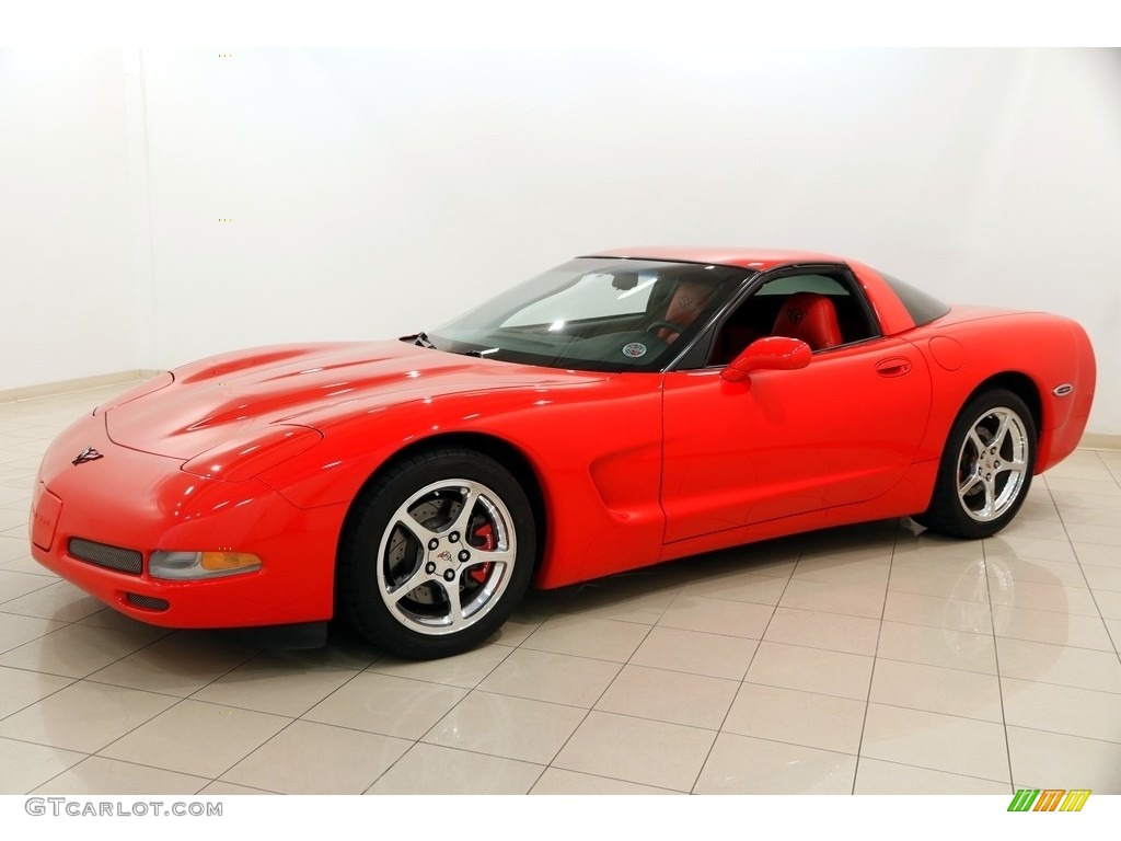 2004 Corvette Coupe - Torch Red / Torch Red photo #3