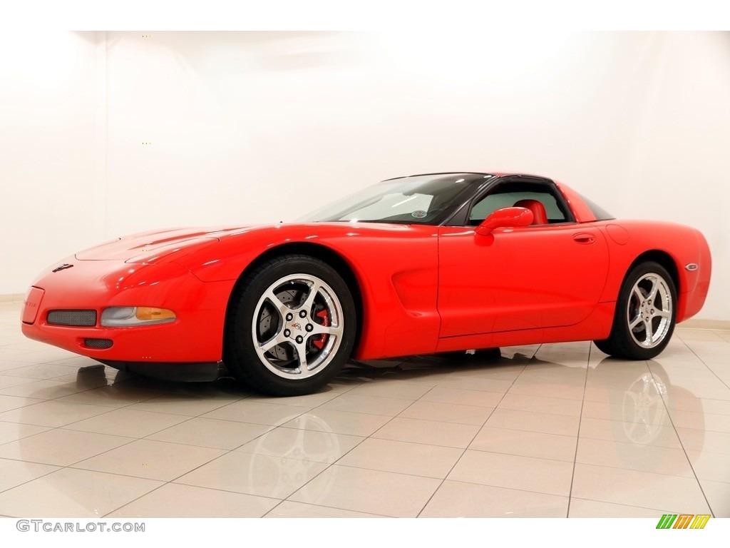2004 Corvette Coupe - Torch Red / Torch Red photo #4