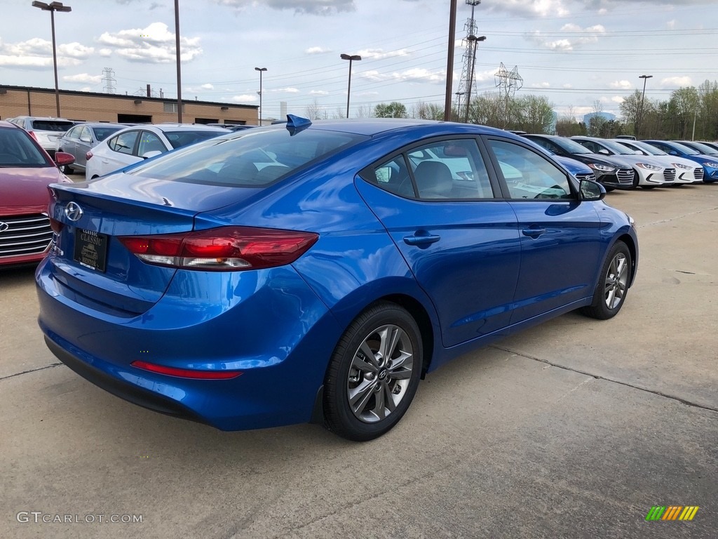 2018 Elantra Value Edition - Electric Blue / Gray photo #2