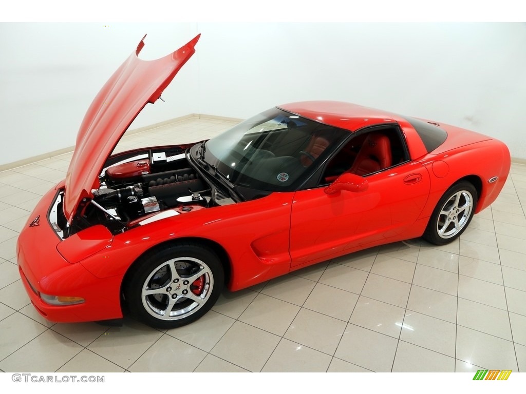 2004 Corvette Coupe - Torch Red / Torch Red photo #20