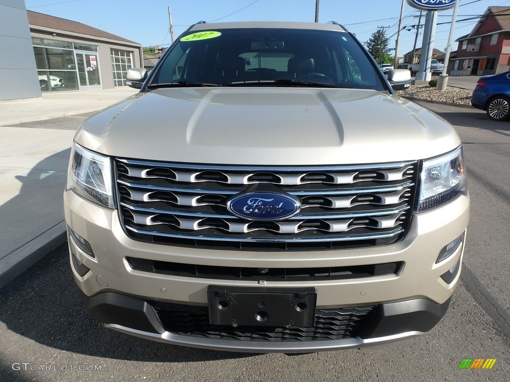 2017 Explorer Limited 4WD - White Gold / Ebony Black photo #2