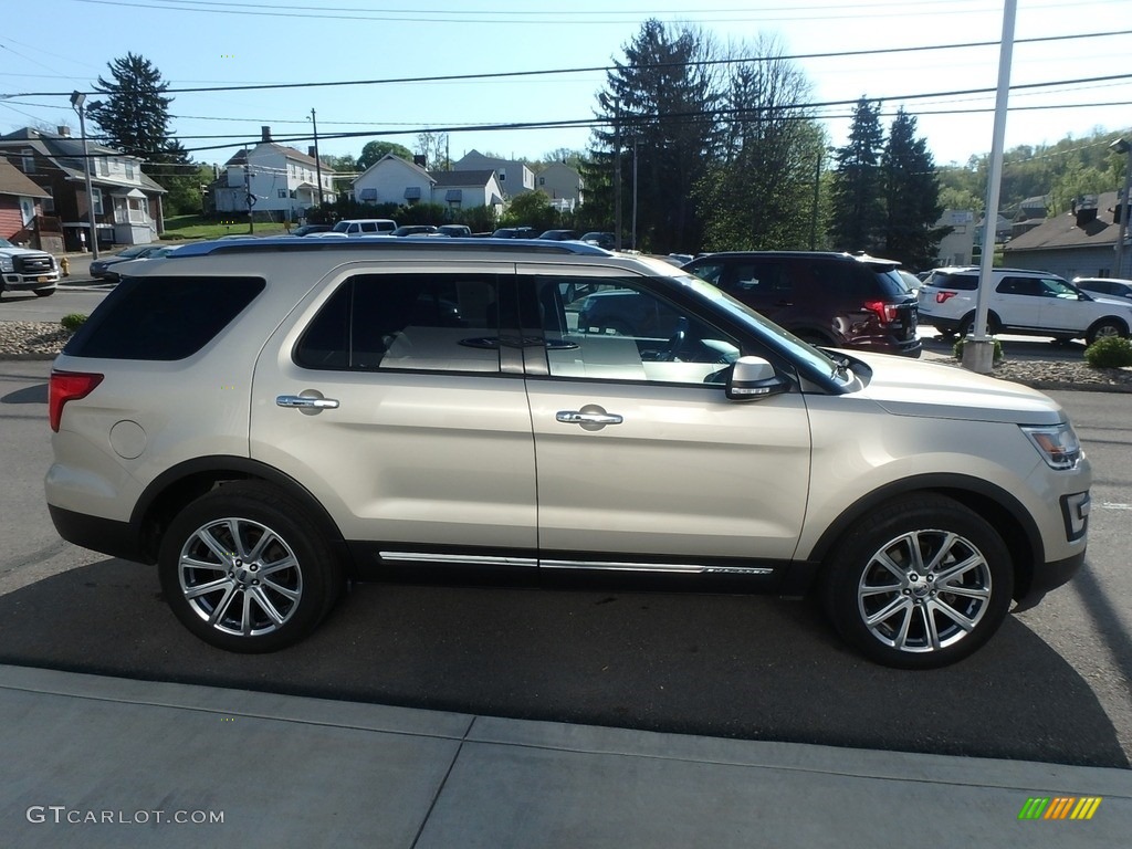 2017 Explorer Limited 4WD - White Gold / Ebony Black photo #4