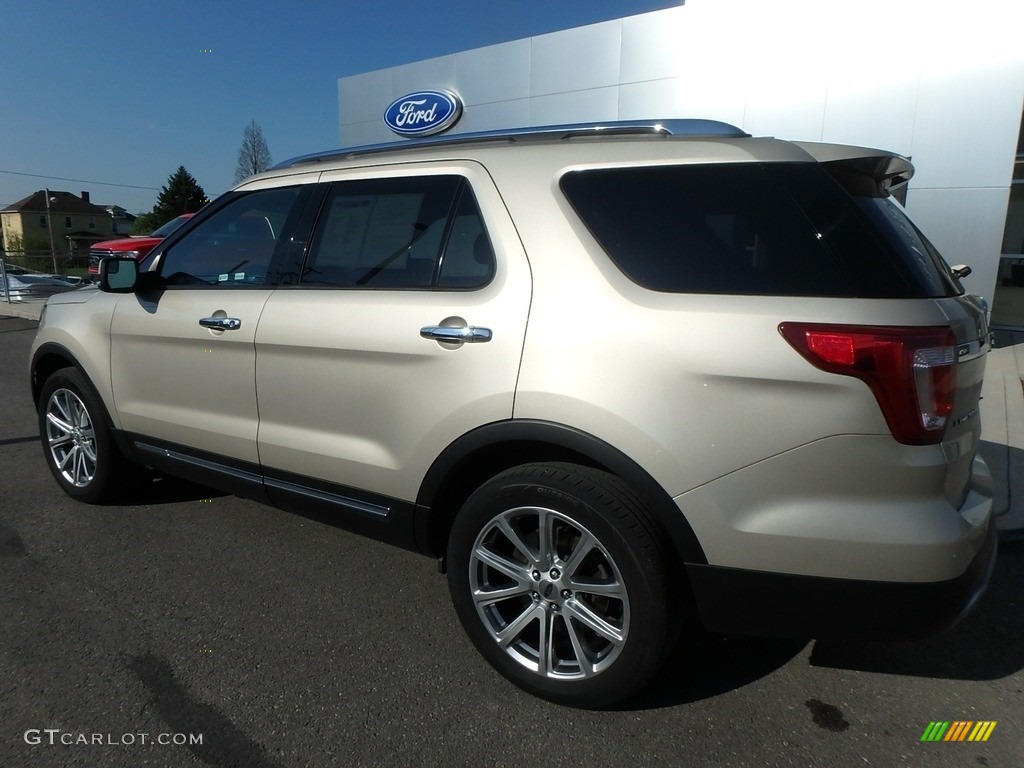 2017 Explorer Limited 4WD - White Gold / Ebony Black photo #8