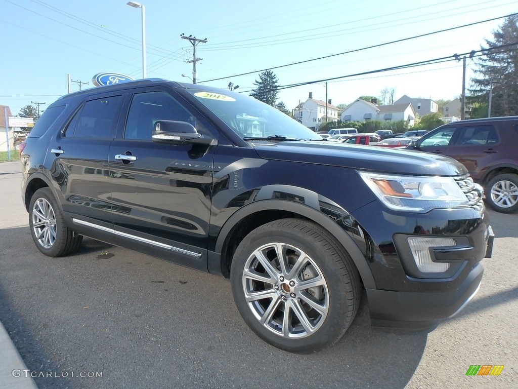 2017 Explorer Limited 4WD - Shadow Black / Ebony Black photo #3