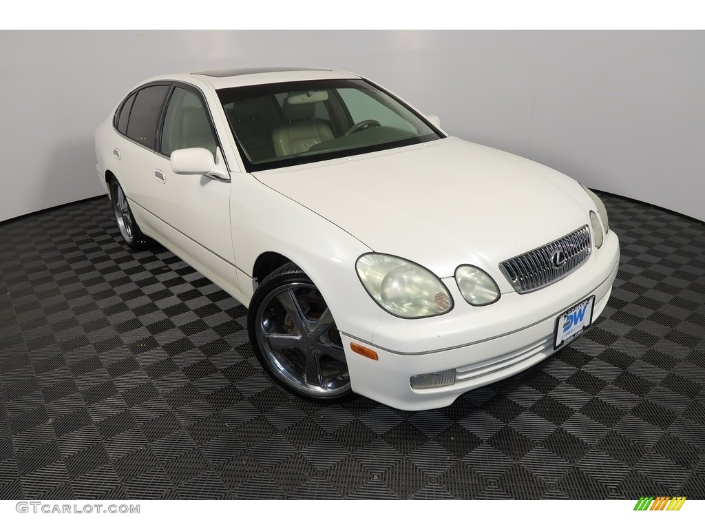 2003 GS 300 - Crystal White / Ivory photo #4