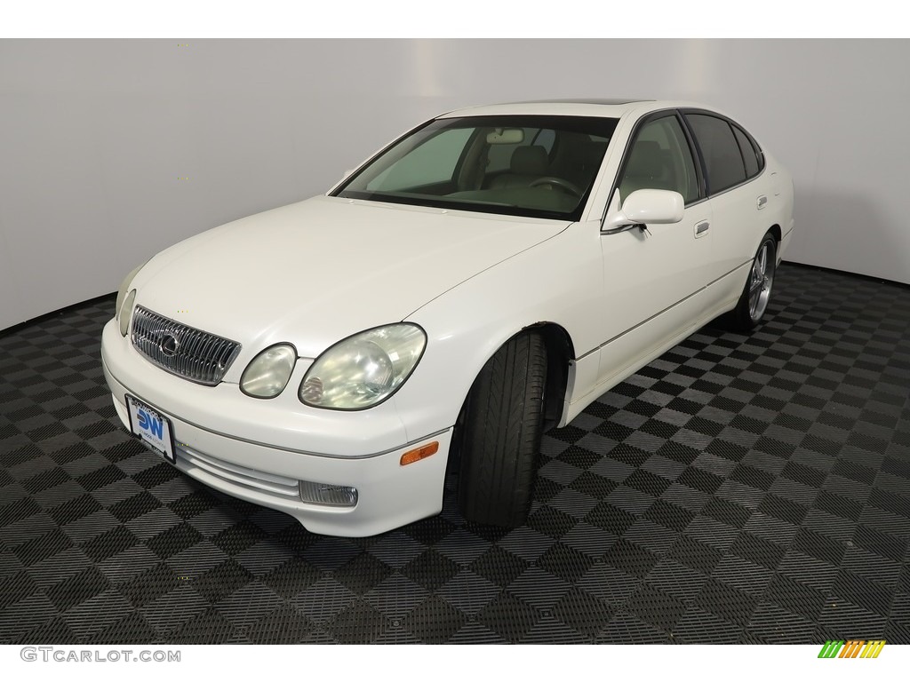 2003 GS 300 - Crystal White / Ivory photo #8