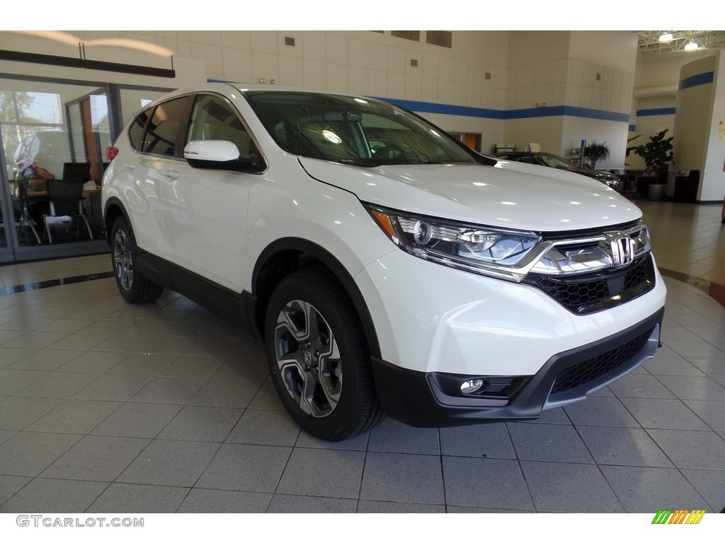 2018 CR-V EX-L AWD - White Diamond Pearl / Black photo #4