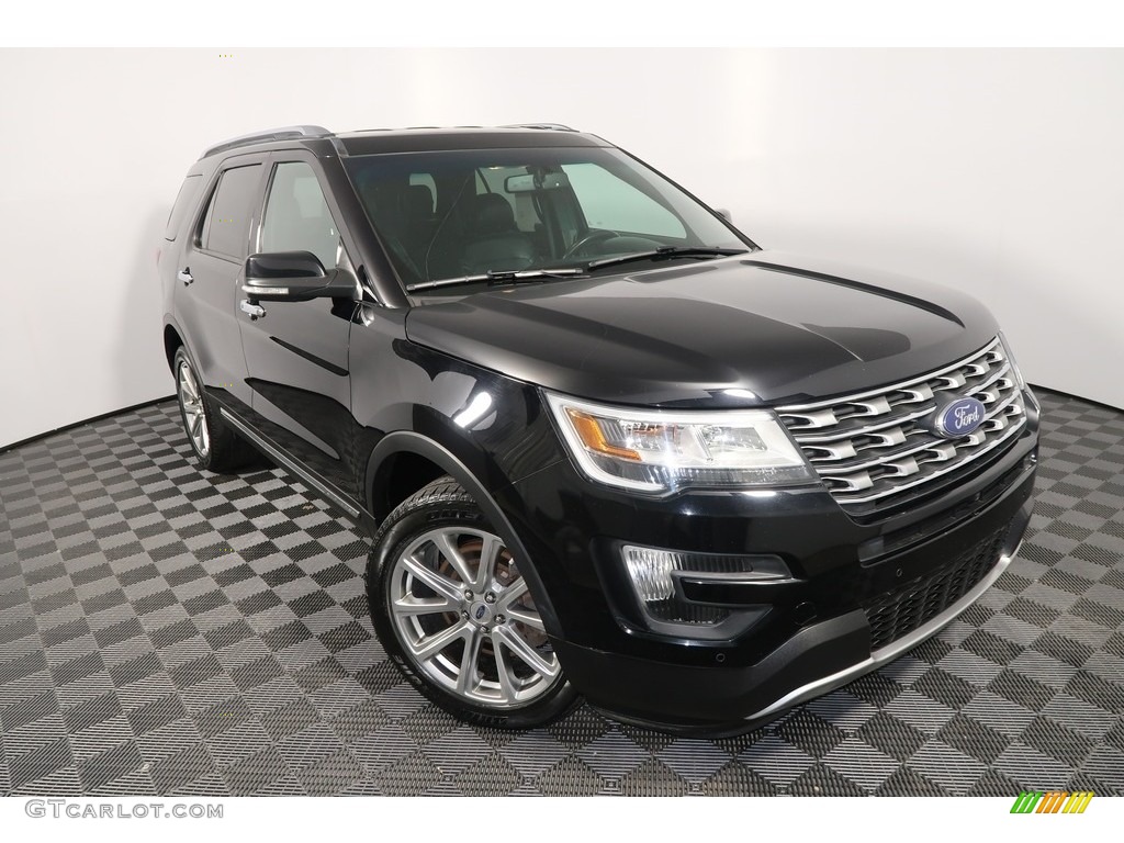 2016 Explorer Limited 4WD - Shadow Black / Ebony Black photo #9