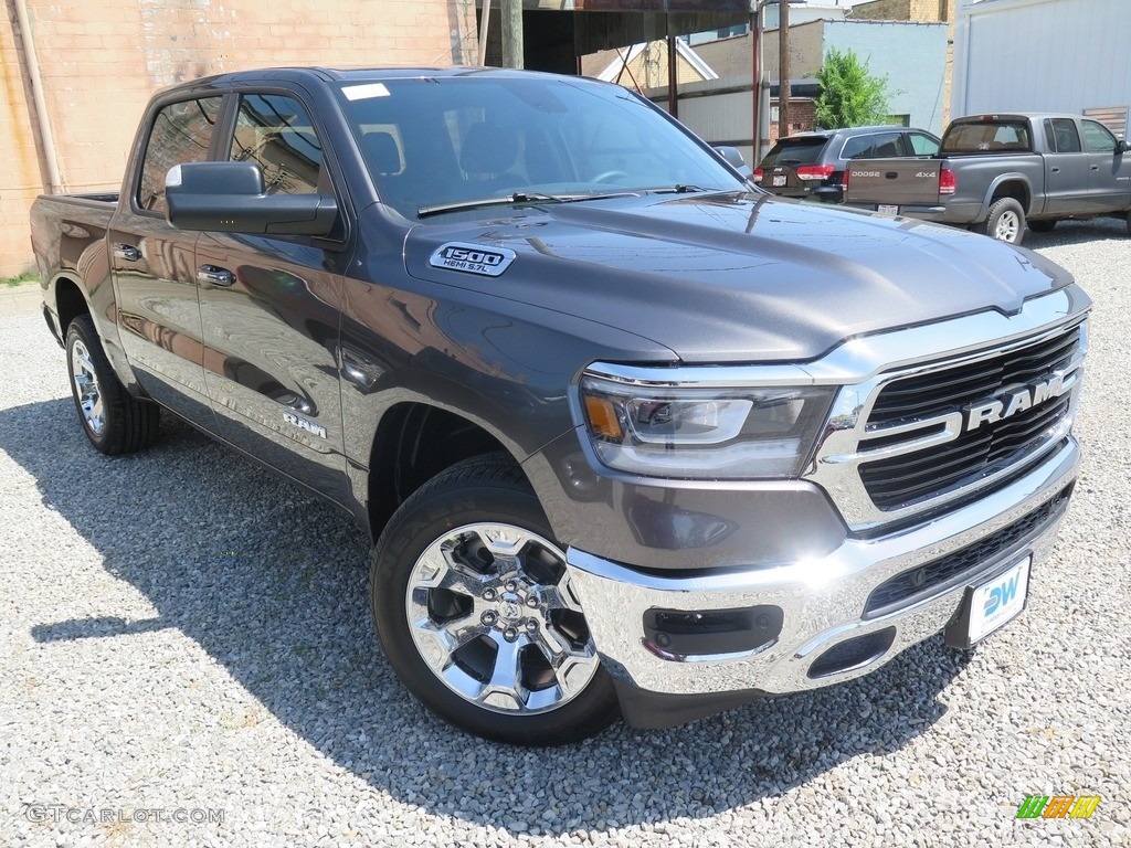 2019 1500 Big Horn Crew Cab 4x4 - Granite Crystal Metallic / Black photo #5