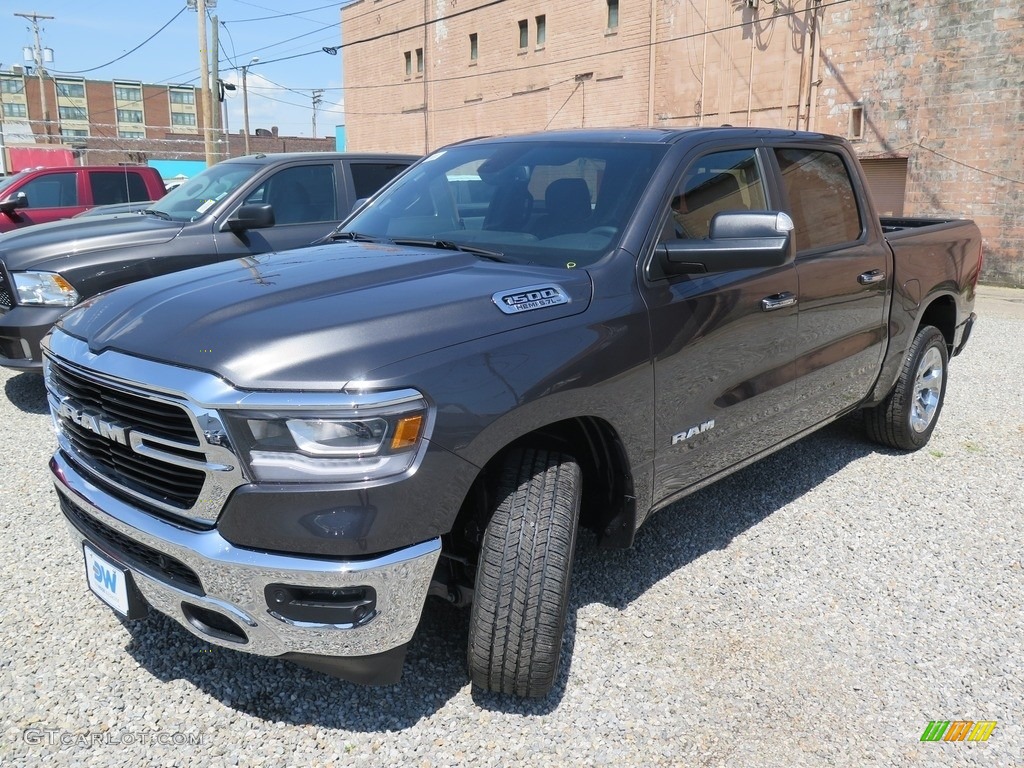 2019 1500 Big Horn Crew Cab 4x4 - Granite Crystal Metallic / Black photo #8