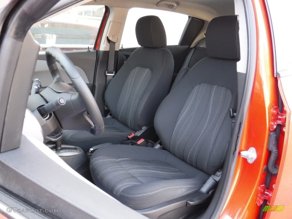 2012 Sonic LT Hatch - Inferno Orange Metallic / Jet Black/Dark Titanium photo #13