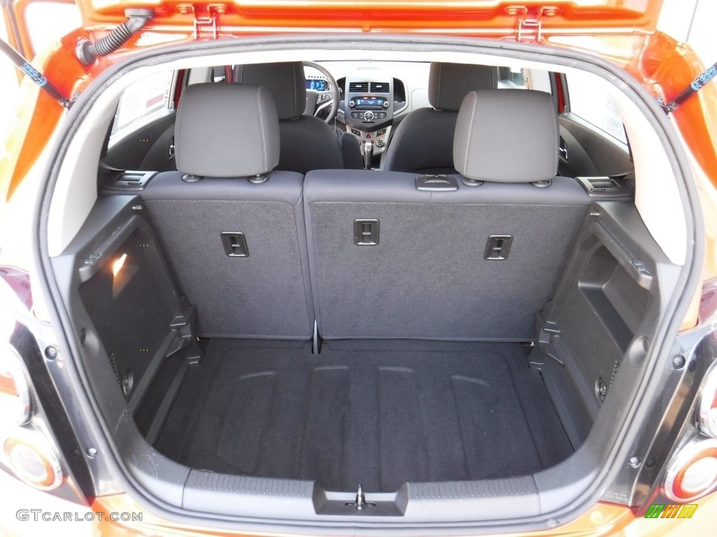 2012 Sonic LT Hatch - Inferno Orange Metallic / Jet Black/Dark Titanium photo #22