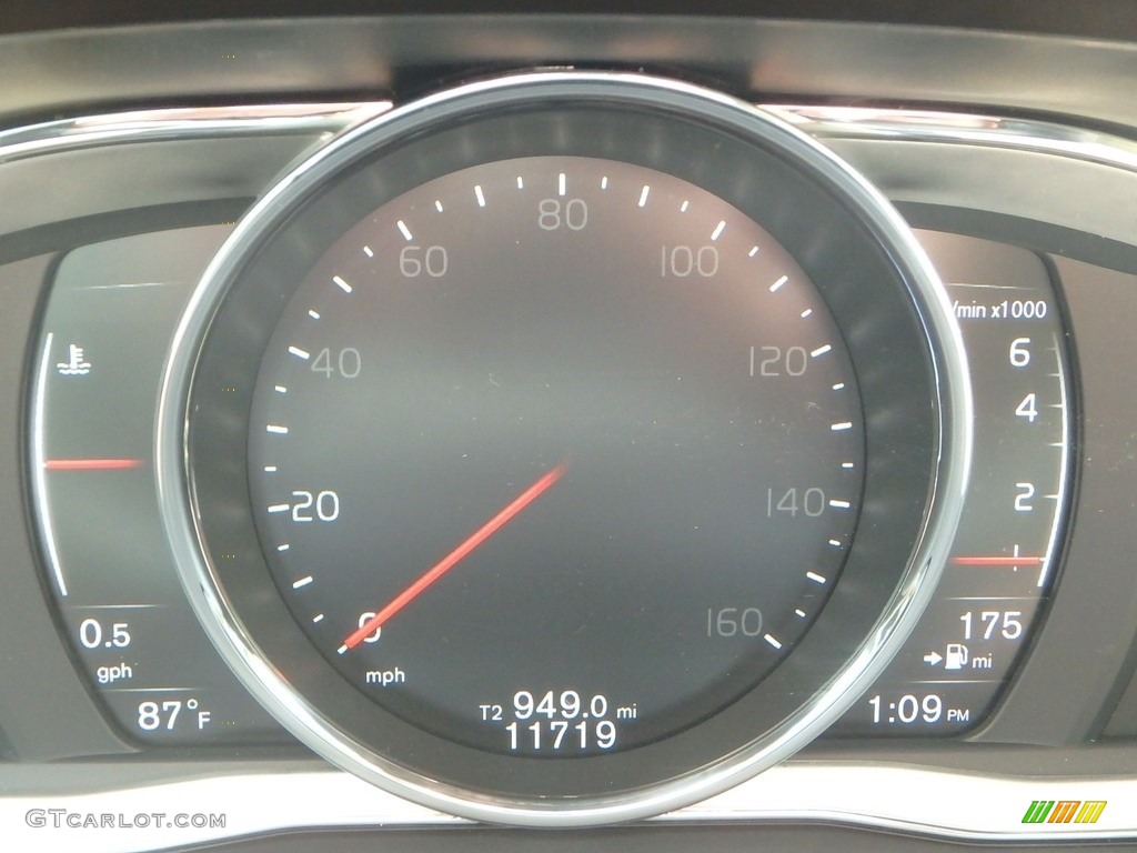 2017 XC60 T6 AWD Inscription - Magic Blue Metallic / Soft Beige photo #24