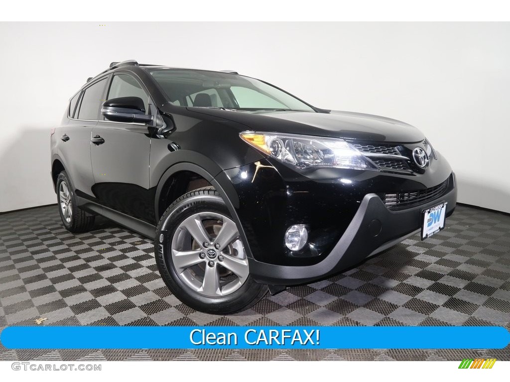 2015 RAV4 XLE - Black / Ash photo #1