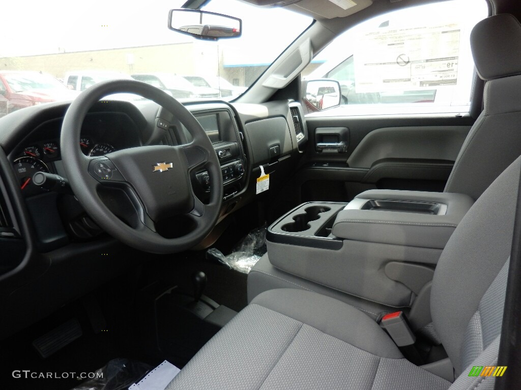 Dark Ash/Jet Black Interior 2018 Chevrolet Silverado 1500 LS Regular Cab 4x4 Photo #127098904