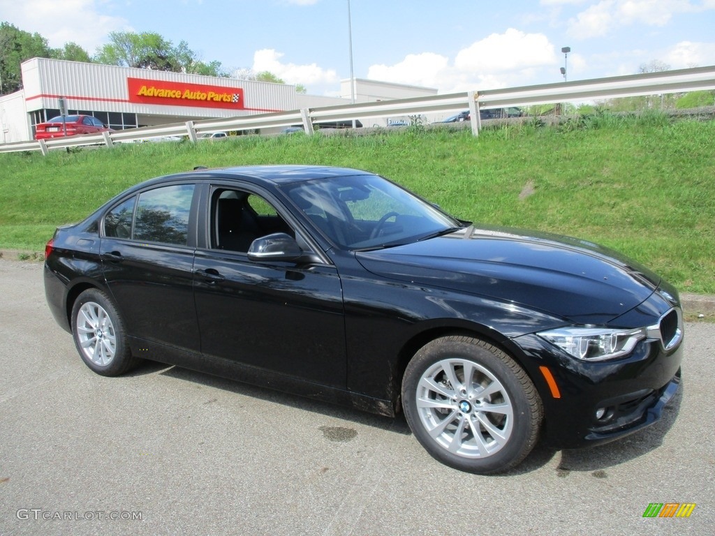 2018 3 Series 320i xDrive Sedan - Jet Black / Black photo #1