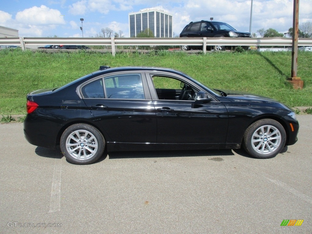 2018 3 Series 320i xDrive Sedan - Jet Black / Black photo #2
