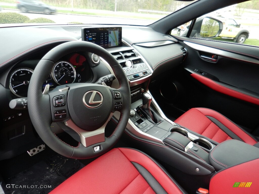 Circuit Red Interior 2018 Lexus NX 300 F Sport AWD Photo #127109056