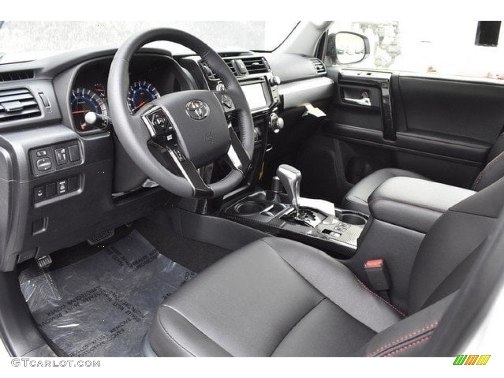 Black Interior 2018 Toyota 4Runner TRD Off-Road 4x4 Photo #127109539