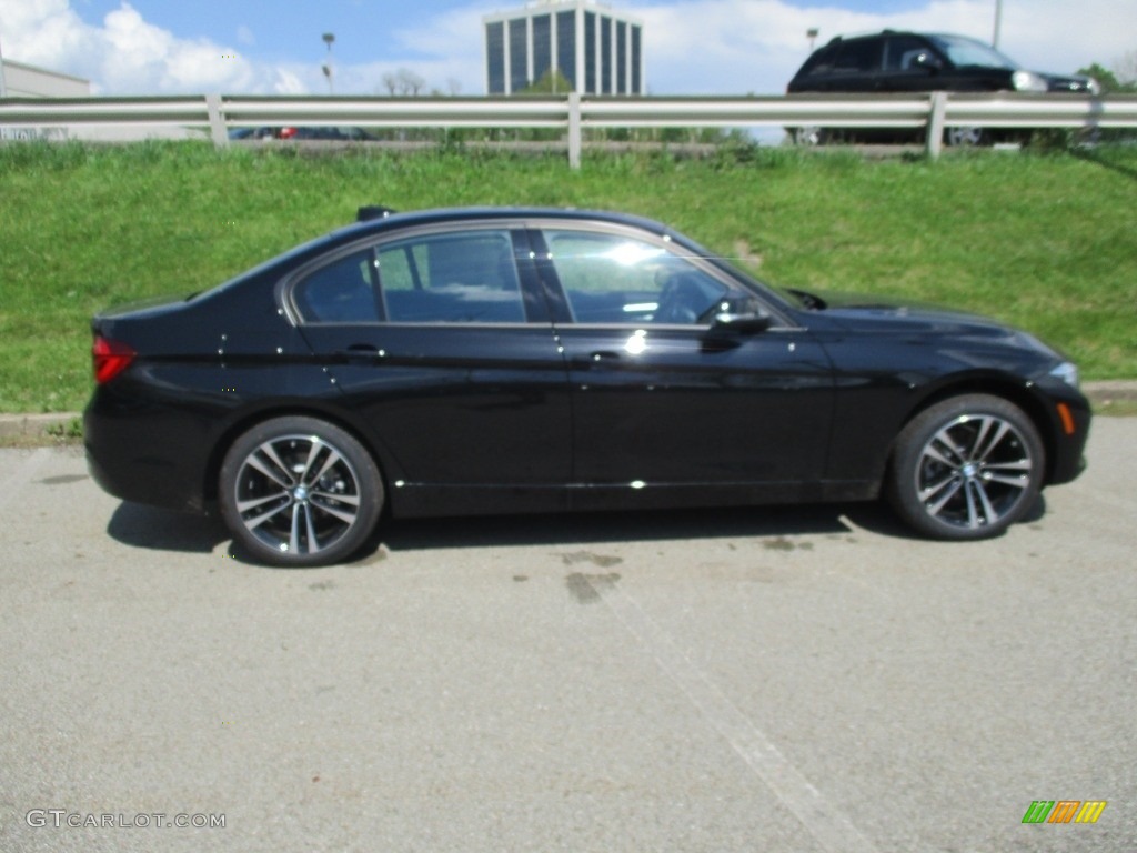 2018 3 Series 330i xDrive Sedan - Jet Black / Black photo #2