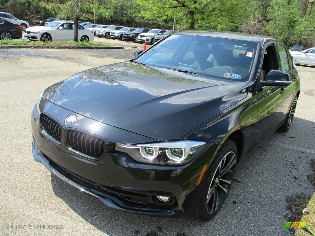 2018 3 Series 330i xDrive Sedan - Jet Black / Black photo #8