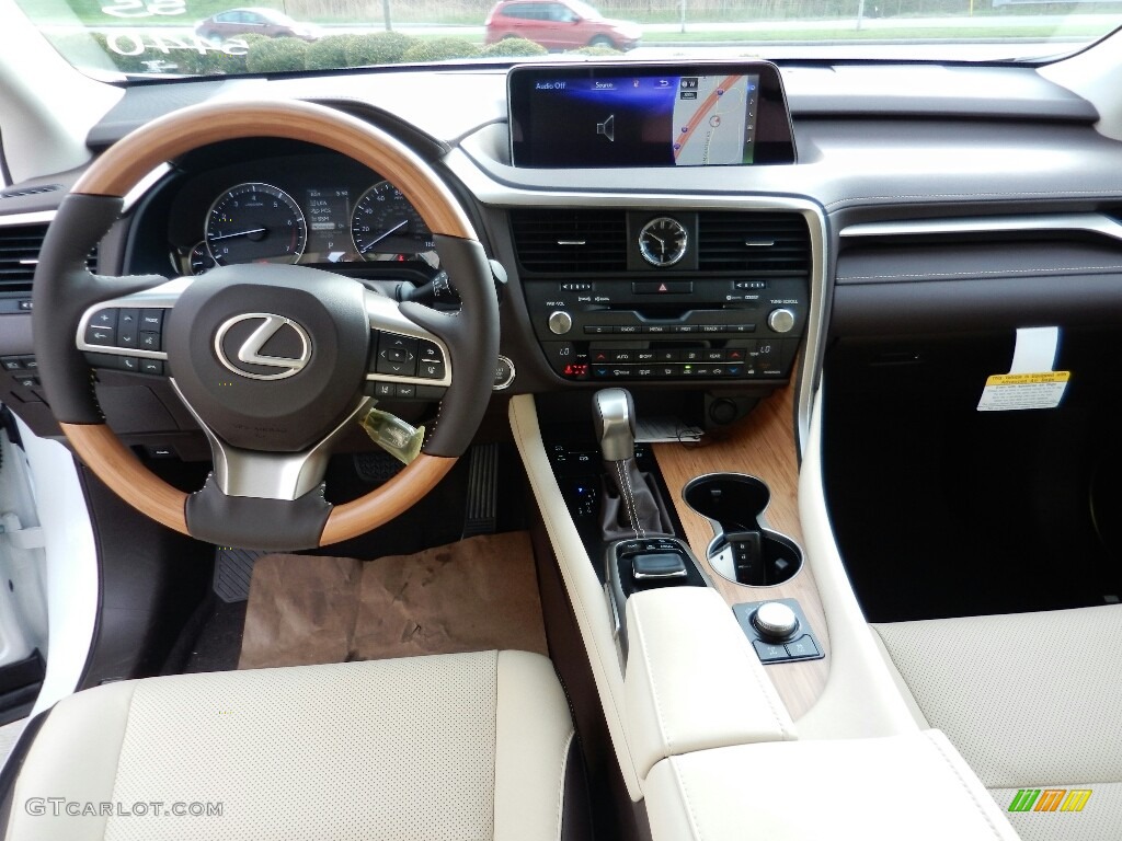 2018 Lexus RX 350L AWD Parchment Dashboard Photo #127110691