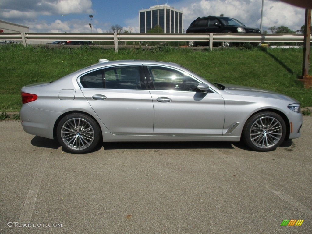 Glacier Silver Metallic 2018 BMW 5 Series 540i xDrive Sedan Exterior Photo #127111084