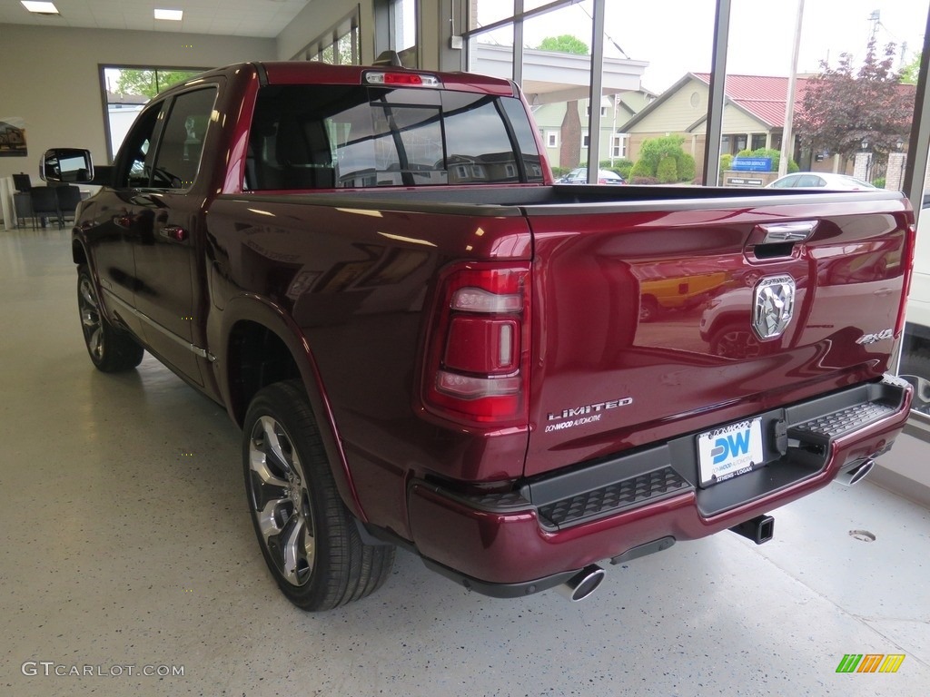 2019 1500 Limited Crew Cab 4x4 - Delmonico Red Pearl / Black photo #12