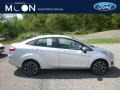 2018 Ingot Silver Ford Fiesta SE Sedan  photo #1