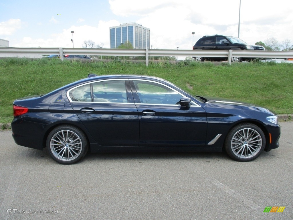 2018 5 Series 540i xDrive Sedan - Imperial Blue Metallic / Canberra Beige/Black photo #2