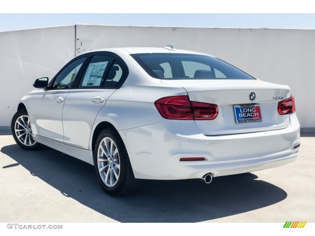 2018 3 Series 320i Sedan - Glacier Silver Metallic / Black photo #3