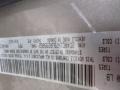 PTE: Molten Silver 2018 Chrysler Pacifica Hybrid Limited Color Code