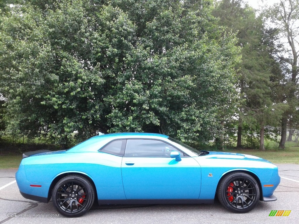 2018 Challenger R/T Scat Pack - B5 Blue Pearl / Black photo #5