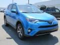 2018 Electric Storm Blue Toyota RAV4 XLE  photo #1