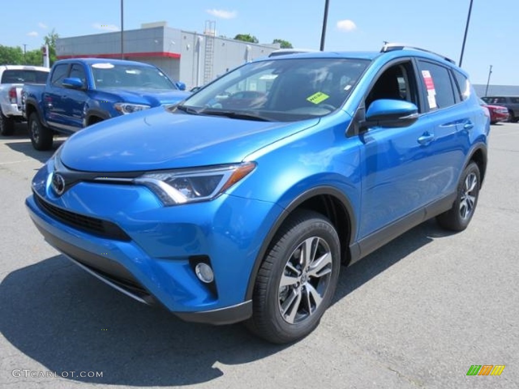 Electric Storm Blue 2018 Toyota RAV4 XLE Exterior Photo #127117105