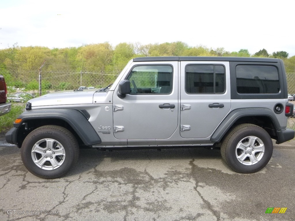 Billet Silver Metallic 2018 Jeep Wrangler Unlimited Sport 4x4 Exterior Photo #127117219