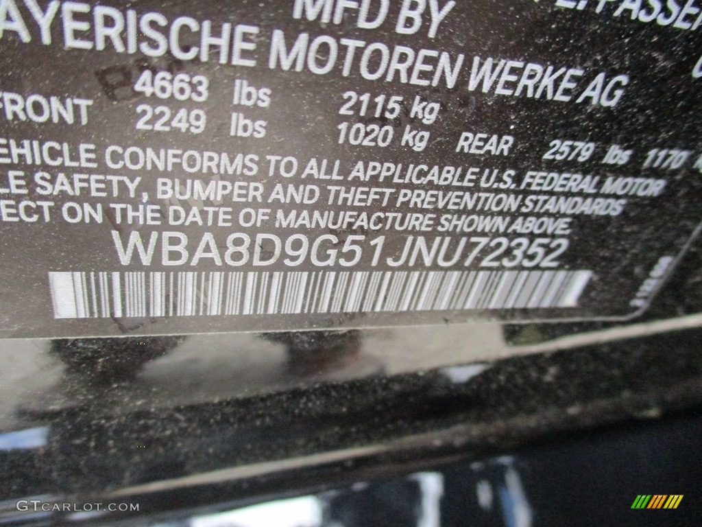 2018 3 Series 330i xDrive Sedan - Jet Black / Black photo #19