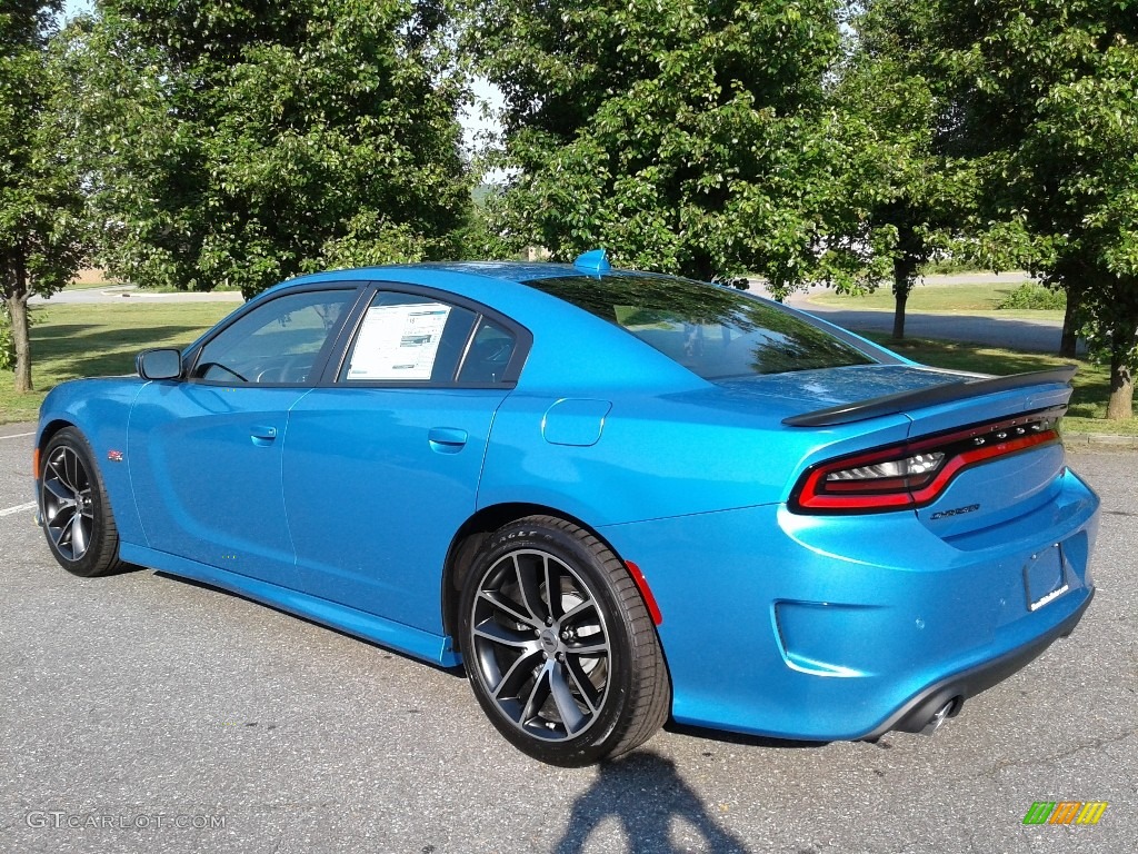 2018 Charger R/T Scat Pack - B5 Blue Pearl / Black photo #8