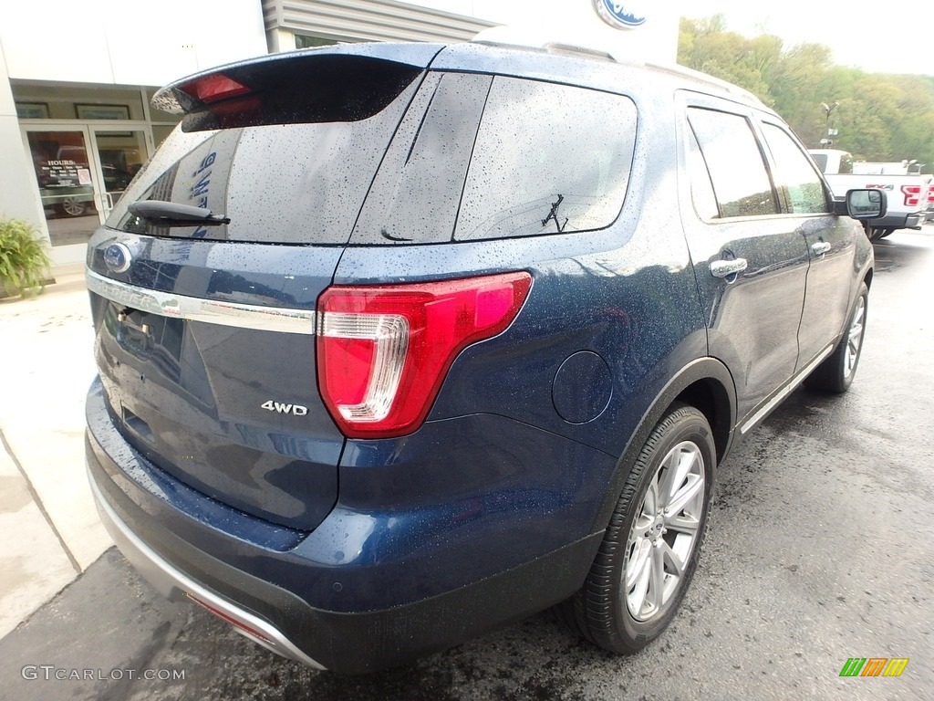 2017 Explorer Limited 4WD - Blue Jeans / Ebony Black photo #2