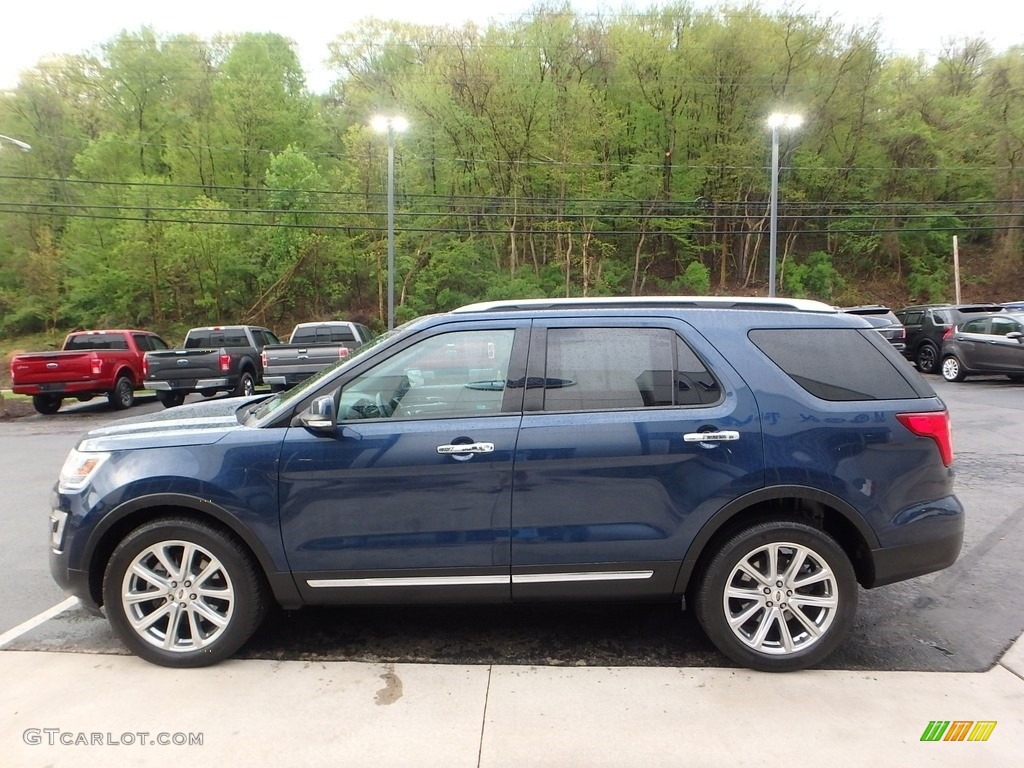 2017 Explorer Limited 4WD - Blue Jeans / Ebony Black photo #6