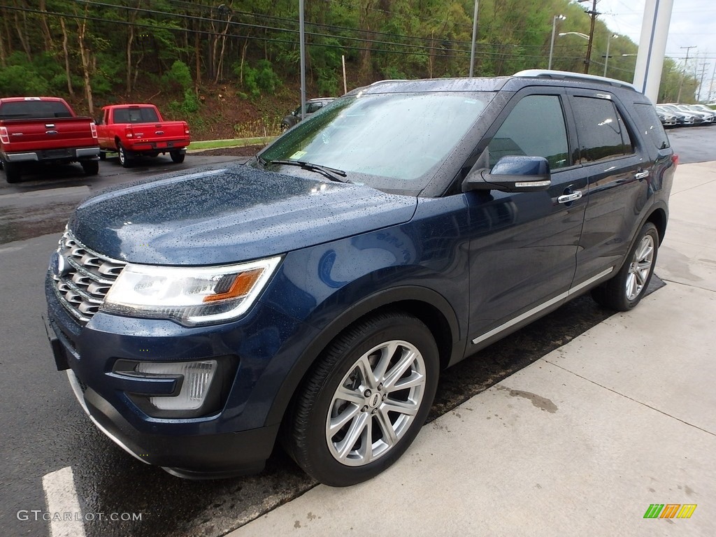 2017 Explorer Limited 4WD - Blue Jeans / Ebony Black photo #7