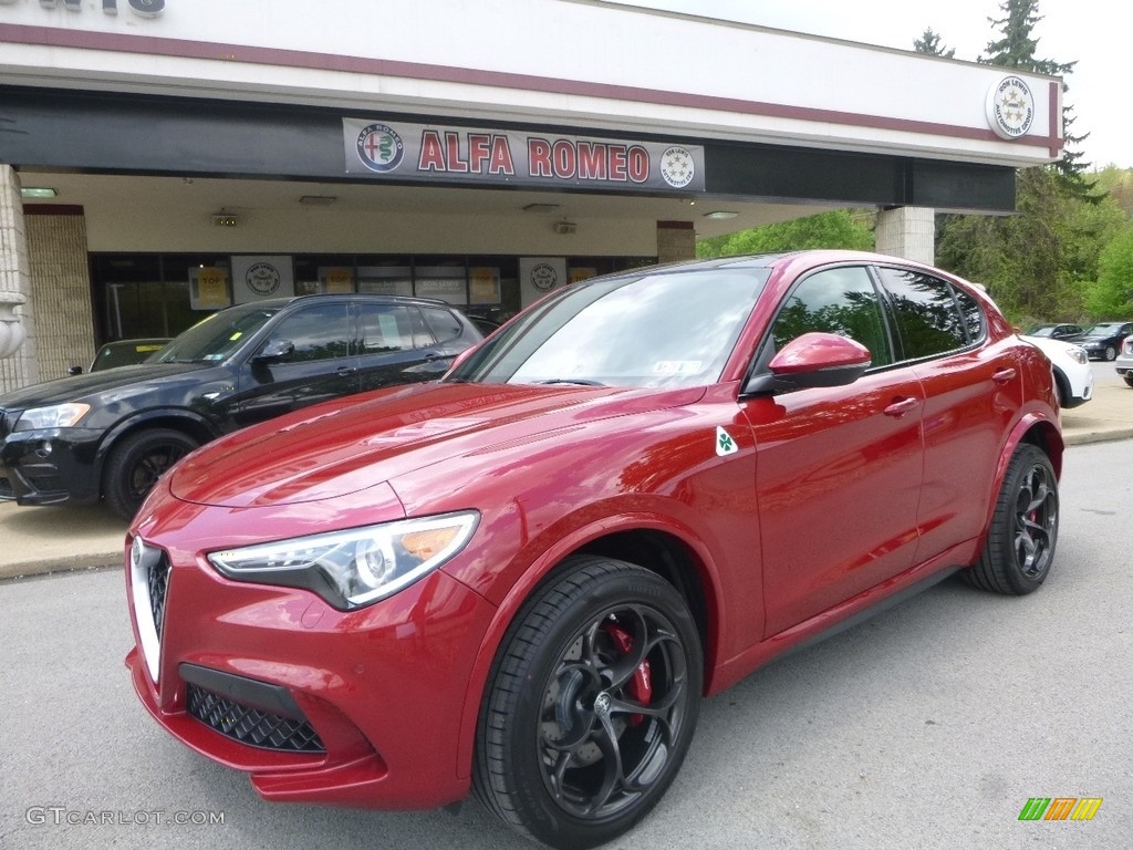 Rosso (Red) Competizione Tri-Coat 2018 Alfa Romeo Stelvio Quadrifoglio AWD Exterior Photo #127119382