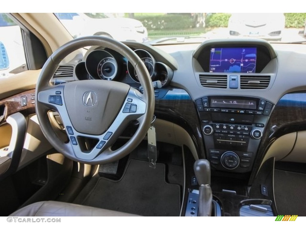 2013 MDX SH-AWD Technology - Aspen White Pearl / Parchment photo #29